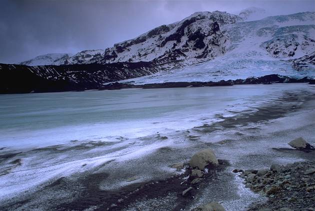 Glacier sea in Þorsmrk